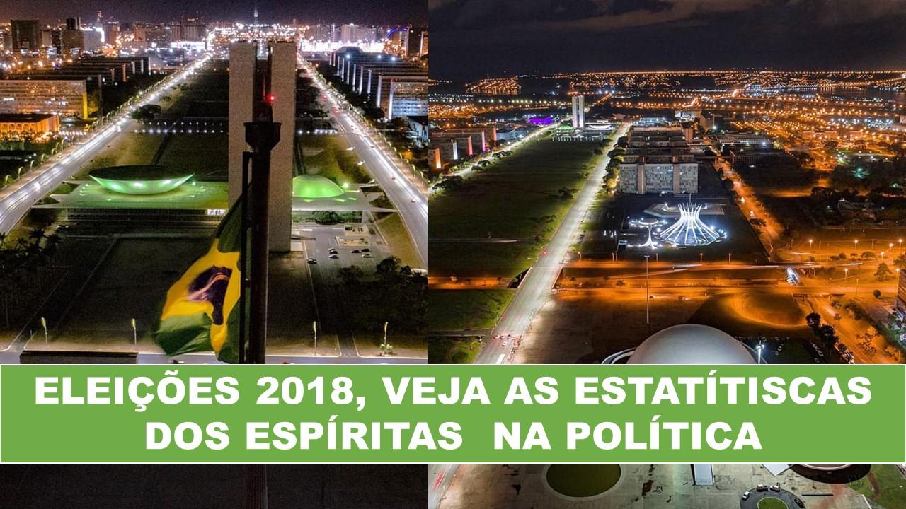 NUNCA NA HISTÓRIA DA HUMANIDADE TIVEMOS TANTOS CANDIDATOS ESPÍRITAS NA POLÍTICA